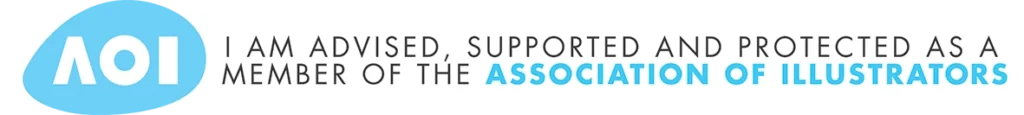 AOI (Association of Illustrators} Member badge