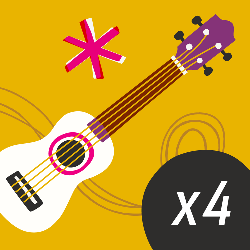 Colourful music themed illustration