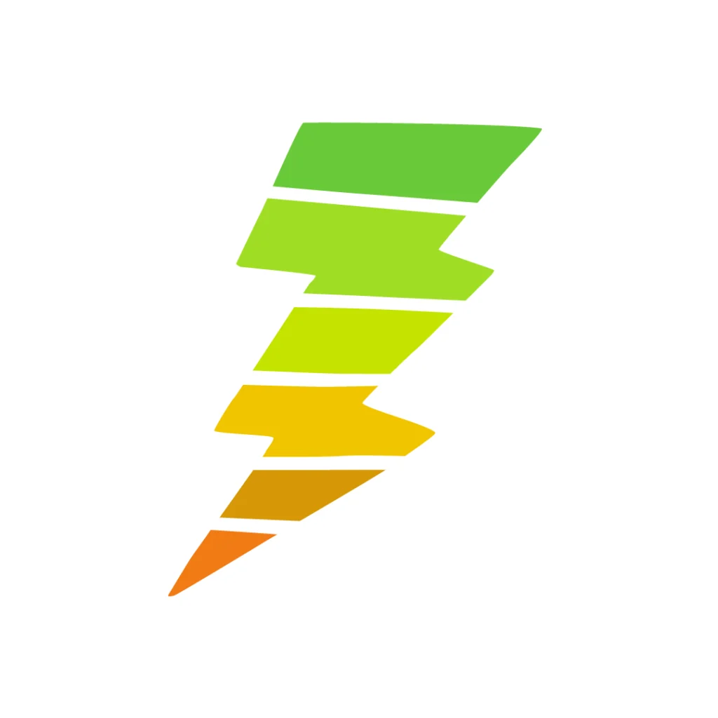 Energy icon for community climate action organisation with a focus on sustainable energy. Thornbury, Bristol