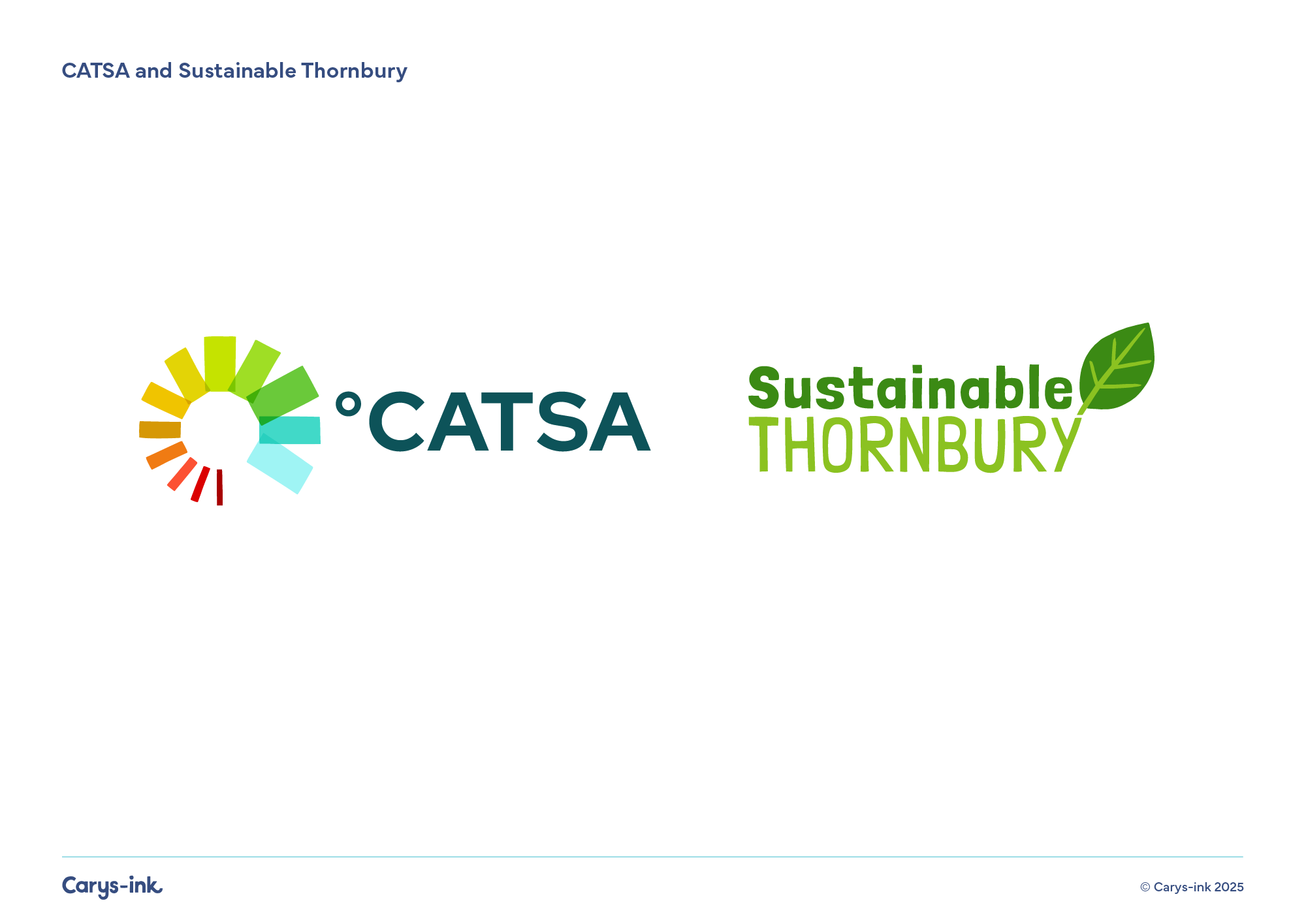 Visual identity for community climate action organisation with a focus on sustainable energy. Thornbury, Bristol.